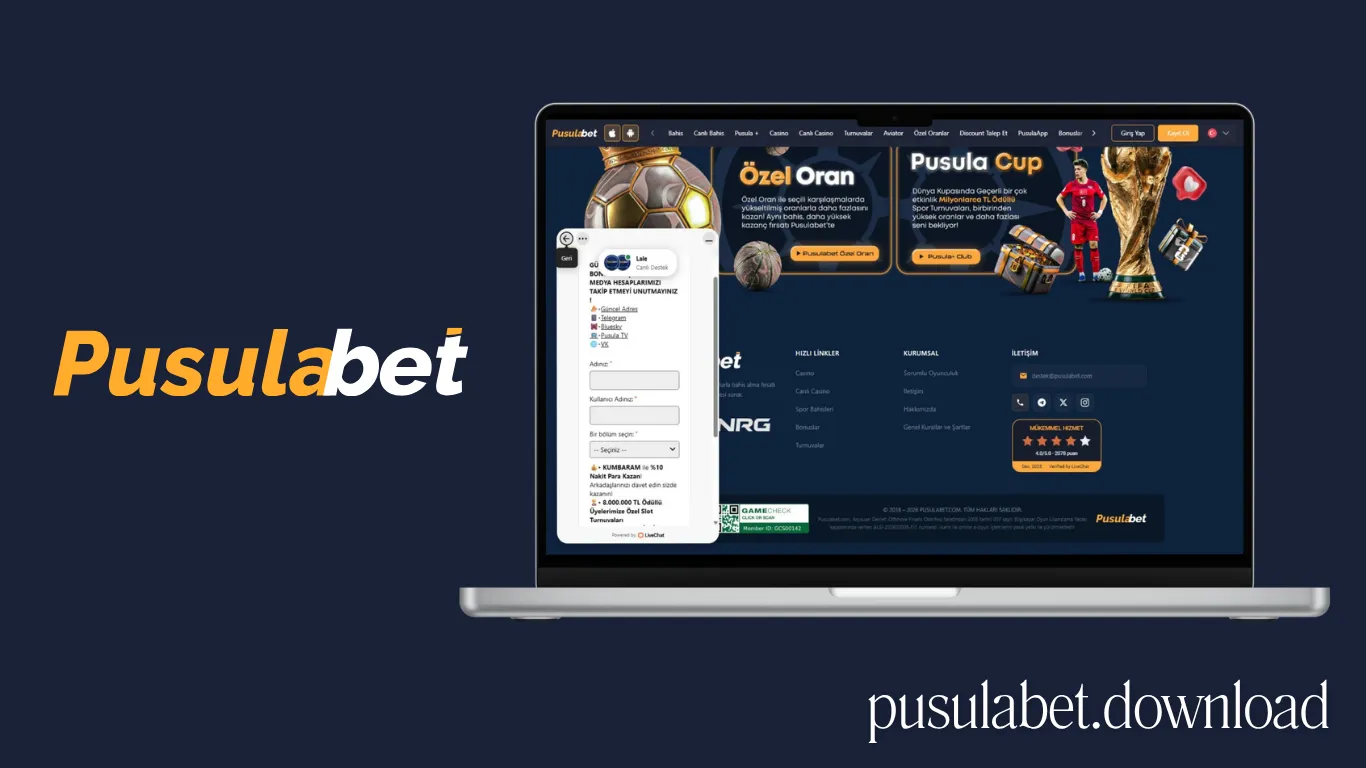 Pusulabet resmi destek kanalları