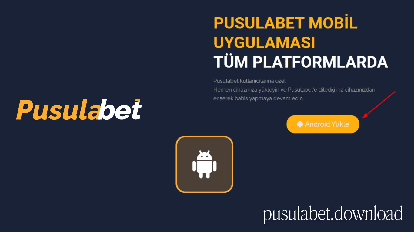 Android için Pusulabet apk dosyası