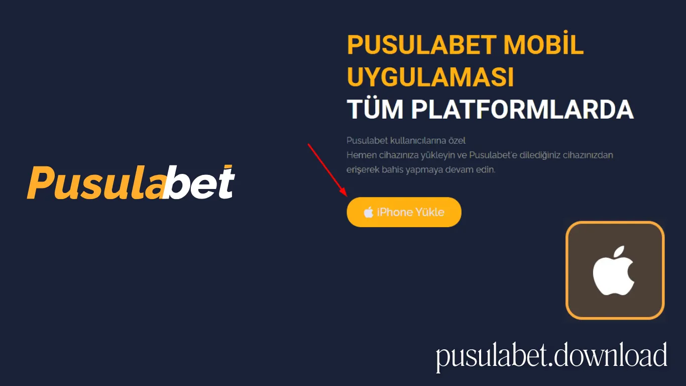 iOS için Pusulabet app kurulumu